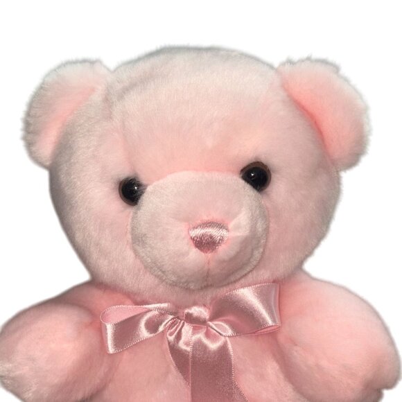 Aurora Baby Pink Plush 'Baby Girl' 9.5" Teddy Bear-GUC - Picture 2 of 5